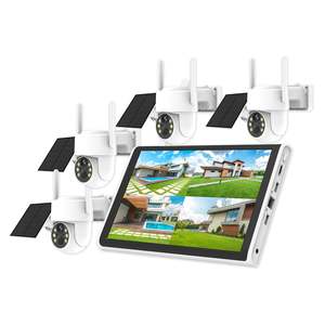 Kiwi Grab: Solar 10.1 Inch Screen Wireless Security camera system CCTV