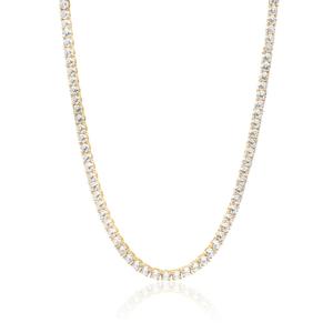 Big Daddy: Big Daddy 3mm Diamond Gold Tennis Chain