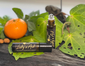 Products: Lady’s Aid Roll-On Essential Oil Blend for PMT & Menopause Smart Naturals
