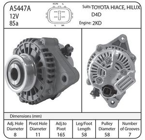 Products: Alternator Toyota A5447A - SmartParts