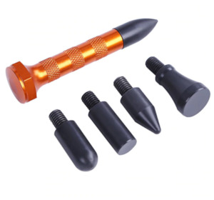 Dent Removal: Paintless Dent Repair Pen Flattening Tool With Rubber Ends