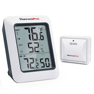Home Living: ThermoPro TP60S Wireless Digital Indoor Outdoor Thermometer Humidity Monitor
