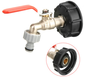 Gardening: Water Tank Adapter To Garden Hose 1/2" or Quick Connector