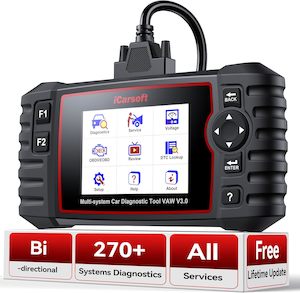 Car Diagnostic Scanners: iCarsoft VAWS V3.0 2025 Bidirectional Scan Tool for VW, Audi, Bentley, Seat, Skoda and etc, 42 Special Services Full Systems OBD2 Diagnostic Scanner ECU Coding in-Depth Code Reader