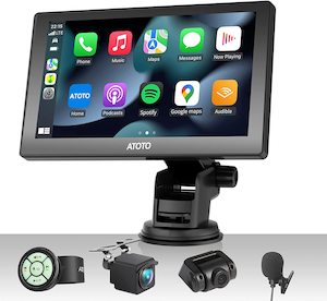 Atoto: ATOTO P8 PRO Apple Carplay and Android Auto On-Dash GPS Unit With Dual Cameras