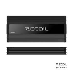 Car Amplifiers: Recoil SPL4200.4 4200 WATTS CLASS-D 4-CHANNEL AMPLIFIER Power @1Ohm (14.4V) 1050W x 4 P