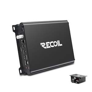 Car Amplifiers: Recoil DI1200.1 Class-D Car Mono-block Subwoofer Amplifier 2400W Max 2/4 Ohm