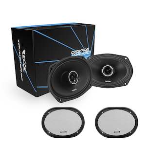 Recoil MX69 Pair 6X9-Inch 2-Way Pro Audio High Output Midrange Coaxial Speakers &hellip;