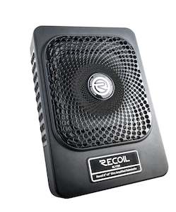 Car Subwoofers: Recoil Compact Under Seat Active Slim Subwoofer with Passive Radiator