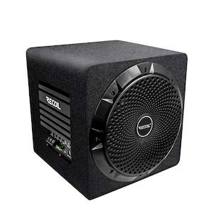 Recoil SW10P Car Audio 10 Inch Active Subwoofer With Passive Radiator 600W Ampli&hellip;