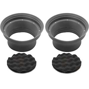 Recoil SPB8 8" Car Speaker Baffle Kit 2pcs Foldable Silicone with Egg Crate Foam