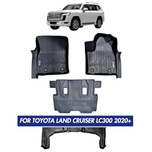Car Floor Liners: Nordvik Heavy Duty Floor Liners Kit For Toyota Land Cruiser LC300 2020+