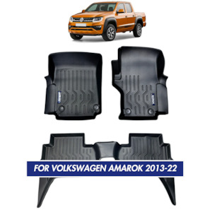 Nordvik Heavy Duty Floor Liners Kit For Volkswagen Amarok 2013-2022