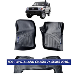 Nordvik Heavy Duty Floor Liners Kit For Toyota Land Cruiser 76 Series 2010+