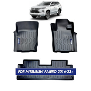 Nordvik Heavy Duty Floor Liners Kit For Mitsubishi Pajero Sport 2015-current