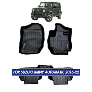 Nordvik Heavy Duty Floor Liners Kit For Suzuki Jimny Automatic 2016-2022