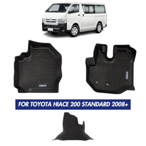 Nordvik Heavy Duty Floor Liners Kit For Toyota Hiace 200 Standard 2008+