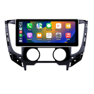 Daiko Hiro 12inch: Daiko Hiro Car Stereo Wireless Carplay Android Auto For Mitsubishi Triton 2015-20 Manual AC