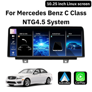 Car: Mercedes-Benz C-Class NTG4.5 Linux 10.25" Wireless CarPlay & Android Auto Screen (RHD)