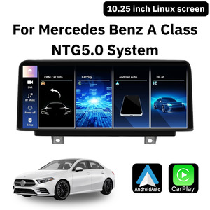 Car: Mercedes-Benz A-Class NTG5.0 Linux 10.25" Wireless CarPlay & Android Auto Screen