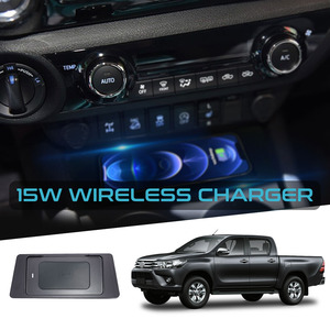 Wireless Charger For Toyota Hilux (8th Gen) 2016-2022 15W Fast Charging For Mobile Phone