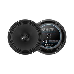 Car Speakers: Recoil RMB8-4P 8-Inch High-Power Midbass PRO Speaker 250W RMS