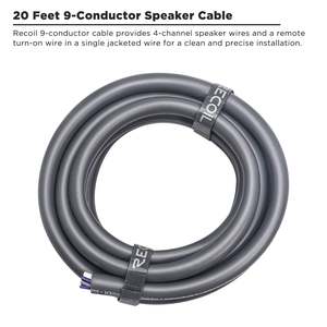 Recoil SW9C16-80 9-Conductor 16AWG OFC Audio Cable – 80ft Roll