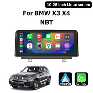 Car: BMW X3 X4 With NBT System Linux 10.25" Wireless CarPlay & Android Auto Replacement Screen