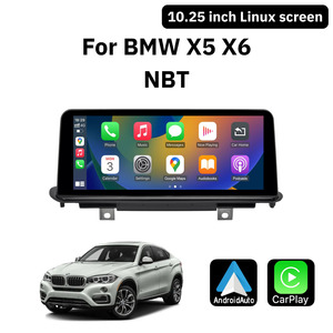Car: BMW X5 X6 With NBT System Linux 10.25" Wireless CarPlay & Android Auto Replacement Screen