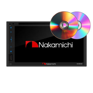 Nakamichi Double DIN CD/DVD Multimedia Receiver Built-in Phone MirrorLink