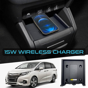 Honda Compatible Carplay Stereos Tools Accessories: Wireless Charger For Honda Odyssey 2015-2024 15W Fast Charging For Mobile Phone