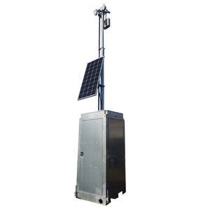 Mobile Cctv Tower: CCTV Tower - Solar