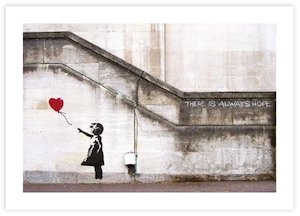 Banksy Art: Girl with the Red Balloon