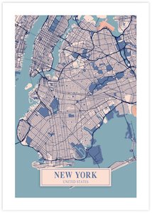 Map of New York