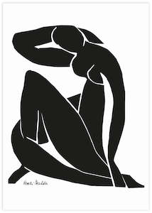 Minimalist Art: Black Nude II