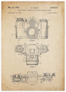 Patent Art: Vintage Camera Patent