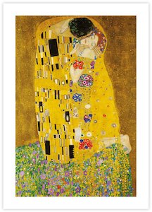 Gustav Klimt: The Kiss - Portrait