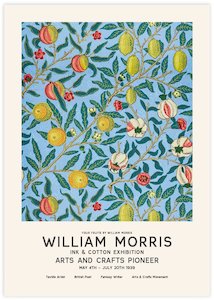 Four Fruits Exhibition Poster