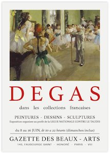 Edgar Degas: The Ballet Class Exhibition