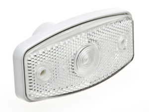 Lighting: Jokon Front Marker Light PLR1006 Clear Rectangle 85x45mm - Mounting Frame Optional