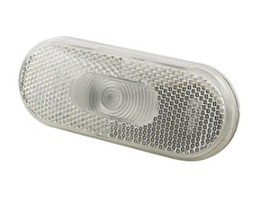 Lighting: Jokon Front Marker Light PLR2000 Clear Oval 110x45mm