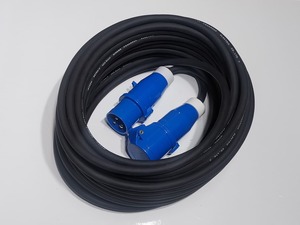 Power Leads: 25 Meter 2.5mm Neoprene 16A Power Lead IP44 or IP67