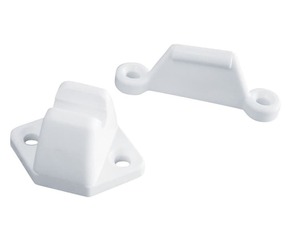 Door Catch Wedge - White