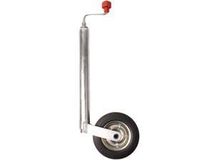 Chassis Leveling: ALKO Jockey Wheel Plus Steel Rim 200 x 50mm 48mm Shaft 150kg