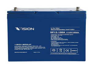 Solar: Vision LiFePO4 12V 100AH Lithium Battery