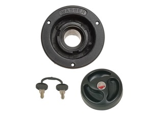 Water Tanks: Water Inlet Lock & Keys Black