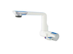 Taps Shower: Comet Arona Mixer Tap White Crome w/ Microswitch