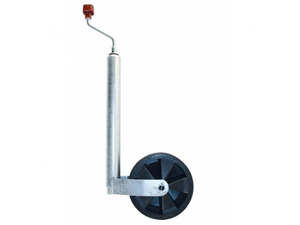 ALKO Jockey Wheel Solid Rubber 240 x 70mm 48mm Shaft 150kg