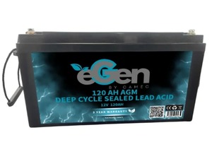 Solar: eGen (By Camec) 12V 120AH AGM Deep Cycle Battery