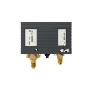 Commercial Refrigeration: Dual press man-man -0.3..7bar\-0.4..100psi 7..31bar\100..450psi male